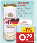 Stuttgarter Hofbräu bei Netto Marken-Discount im Gammertingen Prospekt für 0,79 €