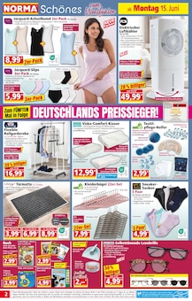 Kissen im aktuellen Norma Prospekt (Duisburg) Kissen im Norma Prospekt "Mehr fĂĽrs Geld" mit 21 Seiten (Duisburg)
