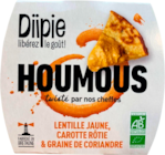 HOUMOUS LENTILLE JAUNE, CAROTTE RÔTIE ET GRAINES DE CORIANDE DIIPIE - DIIPIE - Auchan Hypermarché HOUMOUS LENTILLE JAUNE, CAROTTE RÔTIE ET GRAINES DE CORIANDE DIIPIE - DIIPIE à 3,85 € dans le catalogue Auchan Hypermarché