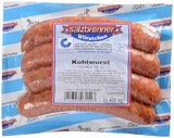 Kohlwurst im Angebot bei REWE in Garbsen Kohlwurst Angebote von Salzbrenner bei REWE Garbsen für 6,99 €