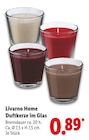 Duftkerze im Glas Angebote von Livarno Home bei Lidl Freital für 0,89 €