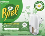 DIFFUSEUR ÉLECTRIQUE LIQUIDE PYREL - PYREL - Auchan Hypermarché à Saint-Chamond DIFFUSEUR ÉLECTRIQUE LIQUIDE PYREL - PYREL en promo chez Auchan Hypermarché Saint-Chamond à 4,55 €
