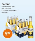 Extra Premium Lager oder Cero 0,0 % Angebote von Corona bei Trink und Spare Herdecke für 5,99 €