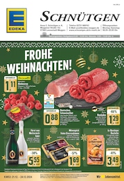 EDEKA Prospekt für Attendorn (Hansestadt): "Aktuelle Angebote", 16 Seiten, 21.12.2024 - 24.12.2024