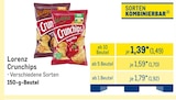Crunchips von Lorenz für 1,49 € bei METRO im Angebot Crunchips von Lorenz im aktuellen METRO Prospekt