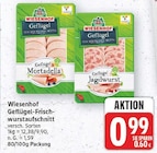 Geflügel-Frischwurstaufschnitt von Wiesenhof im aktuellen E center Prospekt