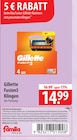 Fusion5 Klingen Angebote von Gillette bei famila Nordost Elmshorn für 14,99 €