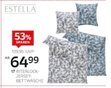 Interlock-Jersey-Bettwäsche-Garnitur Angebote von Estella bei XXXLutz Möbelhäuser Worms für 64,99 €