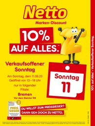 Netto Marken-Discount Prospekt für Bremen mit 2 Seiten