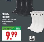Sport-Socken im Angebot bei Marktkauf in Solingen Sport-Socken Angebote von nike bei Marktkauf Solingen für 9,99 €