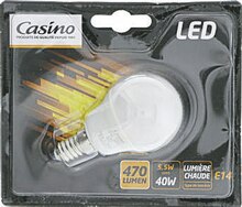 Ampoules led - Casino Supermarchés à Épinay-sur-Seine Ampoules led en promo chez Casino Supermarchés Épinay-sur-Seine à *0,00 €