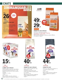 Prix et réduction Croquettes Chat dans le prospectus E.Leclerc en cours Offre Croquettes Chat dans le catalogue E.Leclerc du moment à la page 6