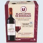 Blaye côtes de bordeaux AOP rouge chevalier de landerac - U - Super U à Marseille Blaye côtes de bordeaux AOP rouge chevalier de landerac - U en promo chez Super U Marseille à 9,59 €