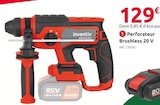 Mr.Bricolage Secondigny - Promo Perforateur Brushless 20 V Promo Perforateur Brushless 20 V à 129,00 € dans le catalogue Mr.Bricolage à Secondigny