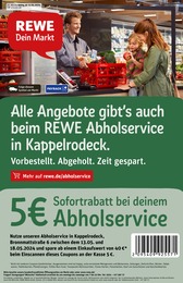 REWE Prospekt "Dein Markt" für Kappelrodeck, 26 Seiten, 13.05.2024 - 18.05.2024