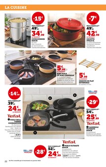 Promotion Moulinex dans le prospectus Hyper U, valable du 14/03/2023 au 26/03/2023 Promo Moulinex dans le catalogue Hyper U du moment à la page 22