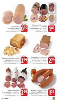 Wurst im EDEKA Prospekt "Aktuelle Angebote" mit 50 Seiten (Karlsruhe)