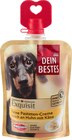 Hundeleckerli feine Pastetencreme reich an Huhn mit Käse von Dein Bestes für 1,65 € bei dm-drogerie markt im Angebot Hundeleckerli feine Pastetencreme reich an Huhn mit Käse von Dein Bestes im aktuellen dm-drogerie markt Prospekt