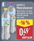 Mineralwasser Lemon von Rheinfels im aktuellen ALDI Nord Prospekt
