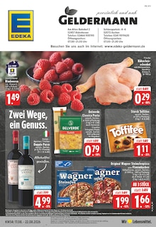 Aktueller EDEKA Prospekt "Aktuelle Angebote" für Aldenhoven Aktueller EDEKA Prospekt für Aldenhoven mit Seiten