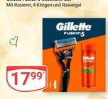 Fusion 5 Geschenk Set Angebote von Gillette bei GLOBUS Duisburg für 17,99 €