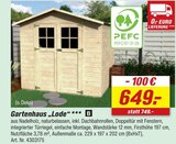 toom Baumarkt Wiesloch - Gartenhaus Lode Angebot im Prospekt Gartenhaus Lode bei toom Baumarkt im Wiesloch Prospekt für 649,00 €