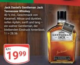 Gentleman Jack Tennessee Whiskey Angebote von Jack Daniel's bei GLOBUS Amberg für 19,99 €
