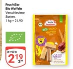 Bio Waffeln im Angebot bei GLOBUS in Wetzlar Bio Waffeln Angebote von FruchtBar bei GLOBUS Wetzlar für 2,19 €