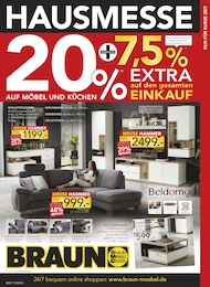 BRAUN Möbel-Center Prospekt für Hohenstein mit 20 Seiten BRAUN Möbel-Center Prospekt für Hohenstein: "HAUSMESSE", 20 Seiten, 29.10.2025 - 02.12.2025