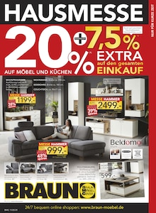 Aktueller BRAUN Möbel-Center Prospekt (Sigmaringen, 20 Seiten zum blättern BRAUN Möbel-Center Prospekt HAUSMESSE mit 20 Seiten