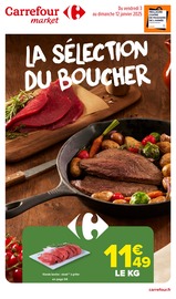 Prospectus Carrefour Market à Pechbonnieu, "LA SÉLECTION DU BOUCHER", 10 pages de promos valables du 03/01/2025 au 12/01/2025