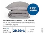 Satin Bettwäscheset von  im aktuellen EDEKA Prospekt für 29,99 €