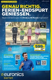 EURONICS Prospekt "GENAU RICHTIG. FERIEN-ENDSPURT GENIESSEN.", 8 Seiten, 20.08.2026 - 20.08.2026 Aktueller EURONICS Prospekt, "GENAU RICHTIG. FERIEN-ENDSPURT GENIESSEN.", mit Angeboten der Woche, gültig von 20.08.2026 bis 20.08.2026