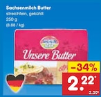 Butter Angebote von Sachsenmilch bei Netto Marken-Discount Magdeburg für 2,22 €