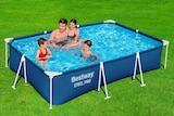 Lidl - Stahlrahmenpool-Set Angebot im Prospekt Stahlrahmenpool-Set bei Lidl im Prospekt "" für 99,99 €