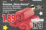 EDEKA Neukirchen-Vluyn - Rouladen "Unsere Besten" Angebot im Prospekt Rouladen "Unsere Besten" bei EDEKA im Neukirchen-Vluyn Prospekt für 1,79 €