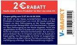 Coupons im V-Markt Prospekt 2€RABATT im aktuellen V-Markt Prospekt