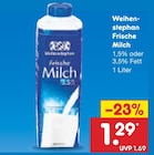 Frische Milch im Angebot bei Netto Marken-Discount in Duisburg Frische Milch Angebote von Weihenstephan bei Netto Marken-Discount Duisburg für 1,29 €