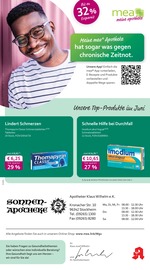 Aktueller mea - meine apotheke Apotheke Prospekt in Föritz und Umgebung, "Unsere Juni-Angebote" mit 4 Seiten, 01.06.2025 - 30.06.2025
