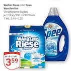 Waschmittel von Weißer Riese im aktuellen GLOBUS Prospekt