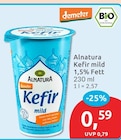 Kefir mild 1,5% Fett von Alnatura für 0,59 € bei budni im Angebot Kefir mild 1,5% Fett von Alnatura im aktuellen budni Prospekt