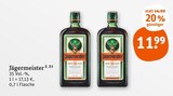 Jägermeister im Angebot bei tegut in Gotha Jägermeister Angebote von Jägermeister bei tegut Gotha für 11,99 €