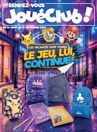 Prospectus JouéClub à Bègles, "LES RENDEZ-VOUS JOUÉCLUB !", 20 pages, 26/08/2026 - 12/09/2026