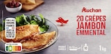 Auchan Supermarché Saint-Galmier - Promo CRÊPES JAMBON FROMAGE SURGELÉES AUCHAN Promo CRÊPES JAMBON FROMAGE SURGELÉES AUCHAN à 3,99 € dans le catalogue Auchan Supermarché à Saint-Galmier