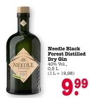 Needle Black Forest Distilled Dry Gin Angebote von Needle bei E center Mannheim für 9,99 €