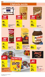 Prix et réduction Chocolat Noir dans le prospectus Carrefour Market en cours Offre Chocolat Noir dans le catalogue Carrefour Market du moment à la page 42