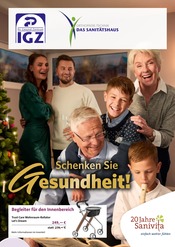 Aktueller Sanitätshaus Kreuzau Sanitätshäuser Prospekt in Merzenich und Umgebung, "Schenken Sie Gesundheit!" mit 6 Seiten, 12.11.2025 - 31.01.2026