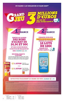 Promo Alimentation dans le catalogue Hyper U du moment à la page 2