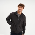 Blouson déperlant col montant noir homme - La Halle Blouson déperlant col montant noir homme à 27,99 € dans le catalogue La Halle