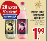Tonic Water im Angebot bei EDEKA in Landshut Tonic Water Angebote von Thomas Henry bei EDEKA Landshut für 1,99 €